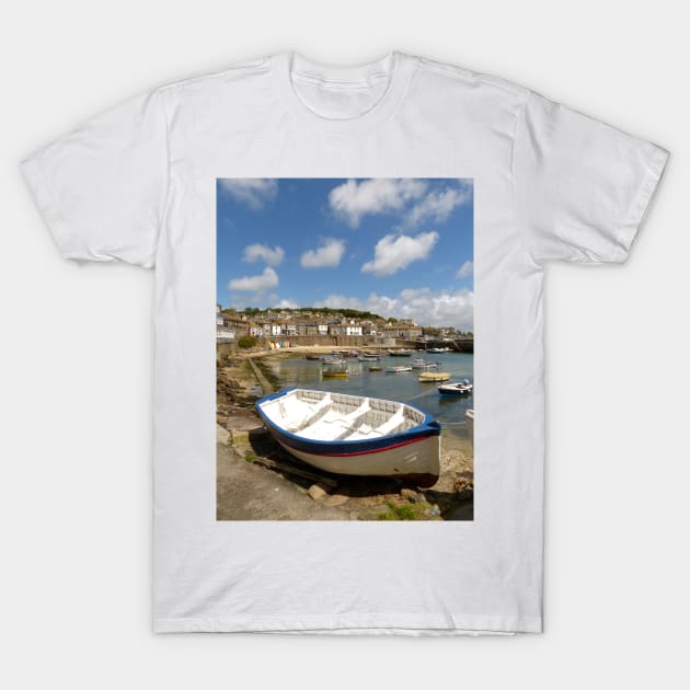 Mousehole, Cornwall T-Shirt by Chris Petty